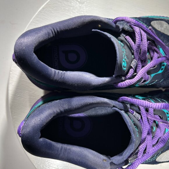 Brooks Pure Grit 5 Womens Size 6 Trail Running Shoes Hiking Sneakers Blue Purple - Picture 9 of 12